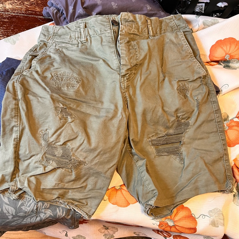 Set of 2 American Eagle Mens Chino Shorts Bundle size 30